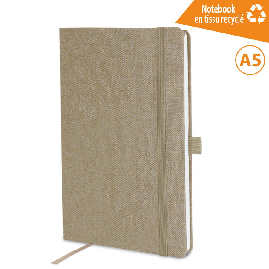 Note-Book en tissu recyclé