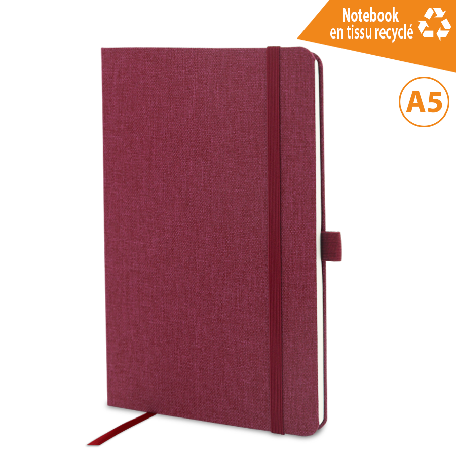 Note-Book en tissu recyclé