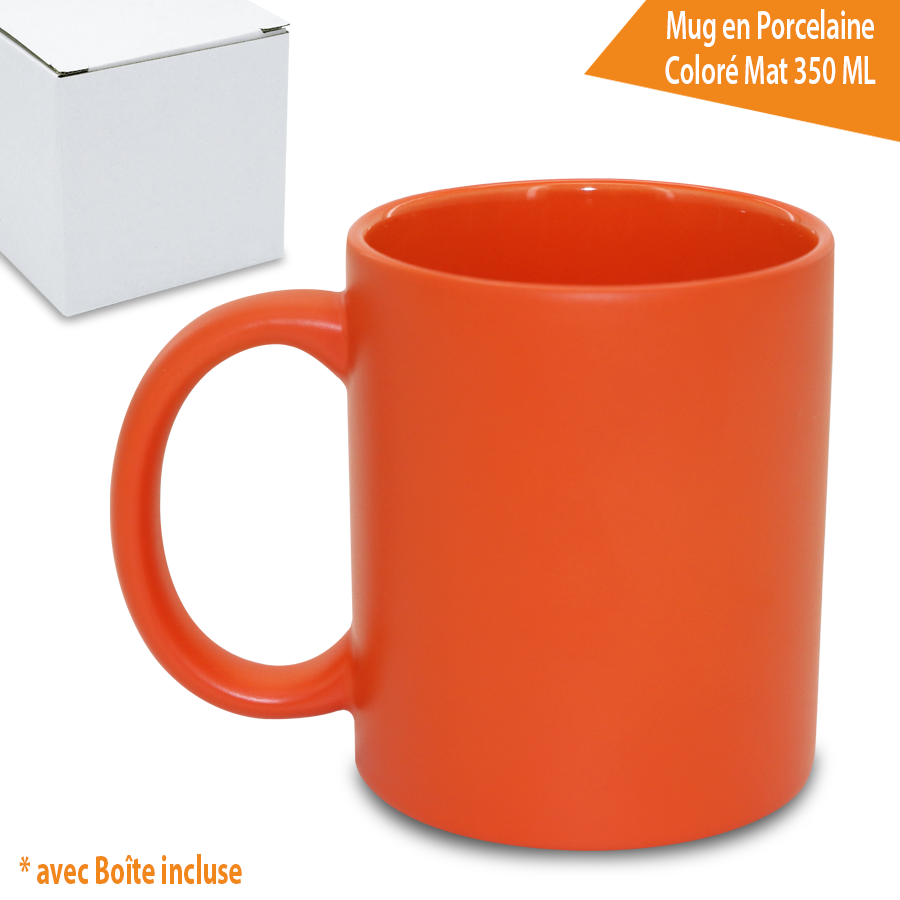 Mug en Porcelaine Coloré mat 350 ML