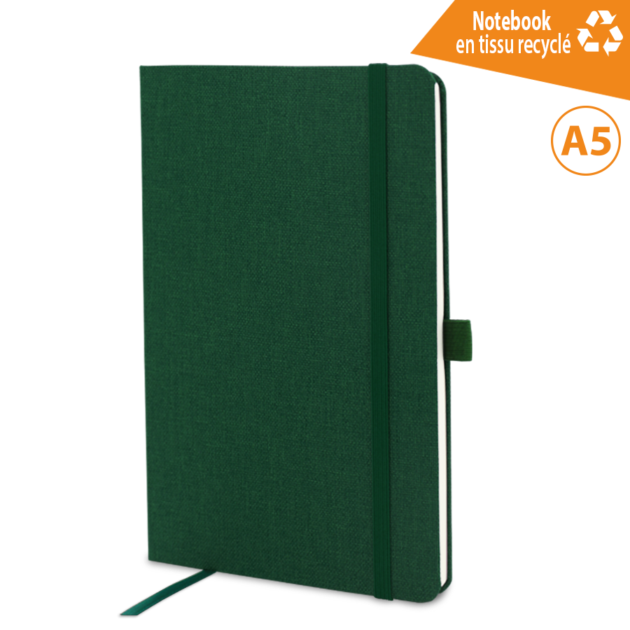 Note-Book en tissu recyclé