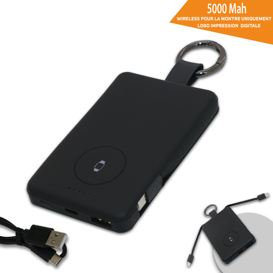 Powerbank Avec Chargeur 5000 Mah
