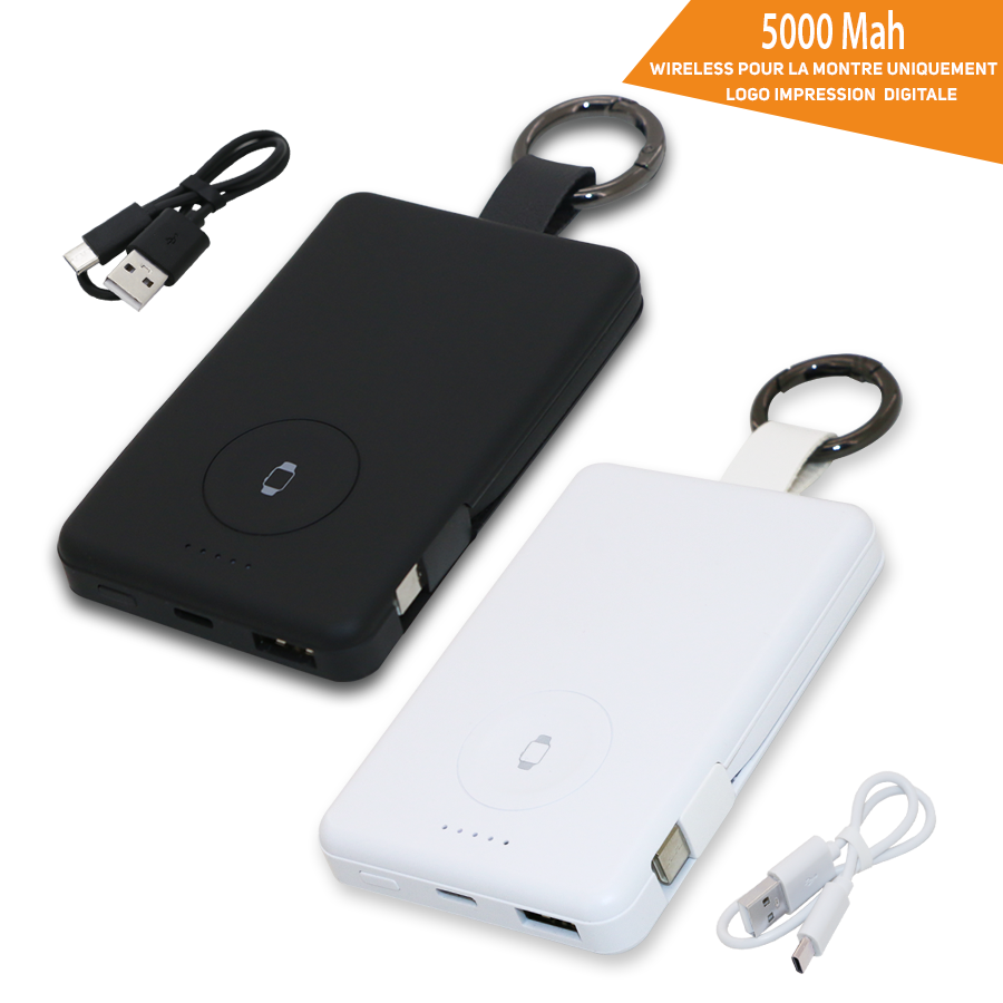Powerbank Avec Chargeur 5000 Mah
